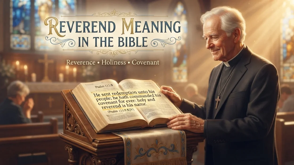 Reverend Meaning in the Bible